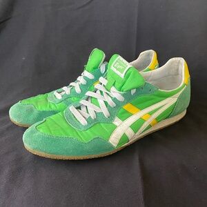 Onitsuka Tiger Serrano by ASICS Green / White Men’s Sneaker Size 11
